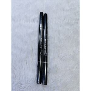 2X Peripera Speedy Skinny Brow Eyebrow Pencil #1 Black Brown